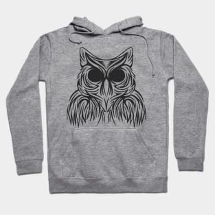 beauty OWL BLACK Hoodie